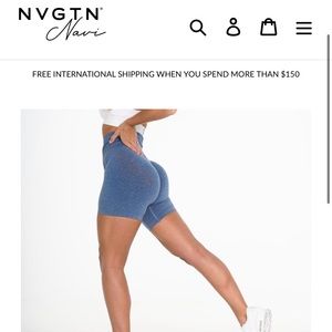 Nvgtn pro shorts (slate blue)